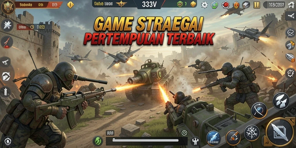 Tampilan gameplay menakjubkan dari 333V yang penuh dengan strategi.