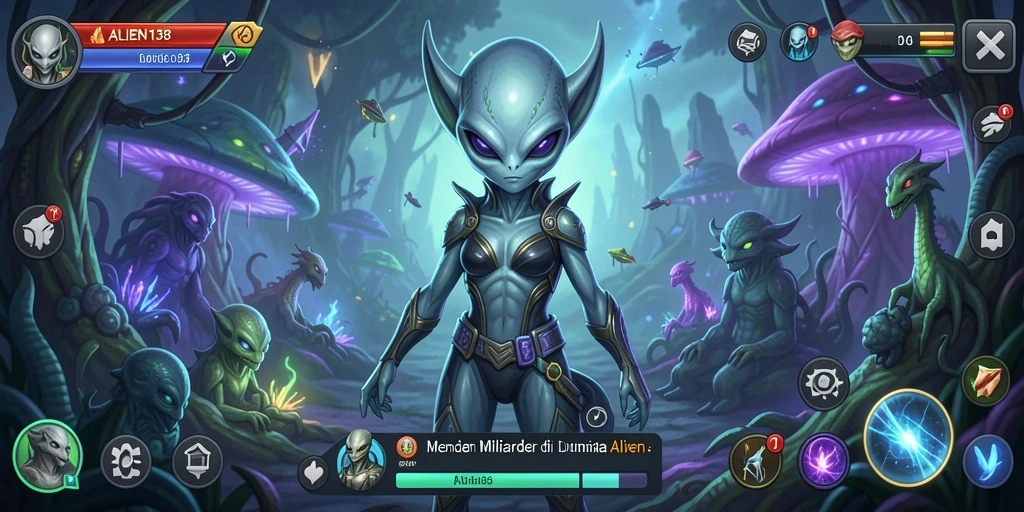 Tampilan gameplay Tycoon yang menarik di ALIEN138.