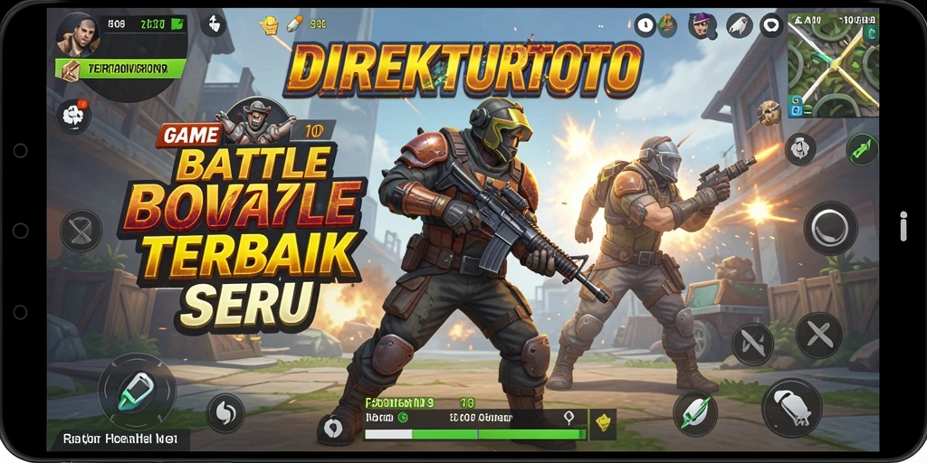Tangkapan layar gameplay DIREKTURTOTO dengan aksi pertarungan yang mendebarkan.