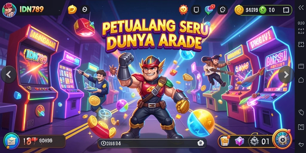 Gameplay menarik IDN789 dengan grafis cerah dan rintangan seru.