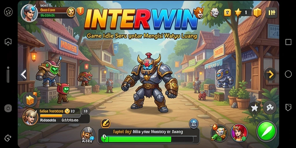 Tampilan gameplay INTERWIN yang menarik dan menyenangkan.