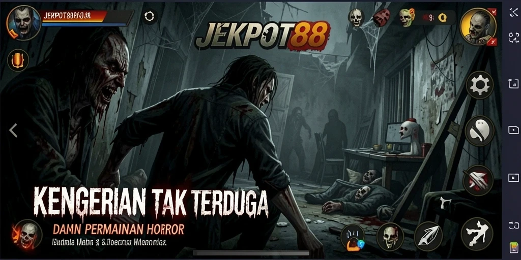 Tangkapan layar gameplay menampilkan elemen Horror yang mendebarkan.