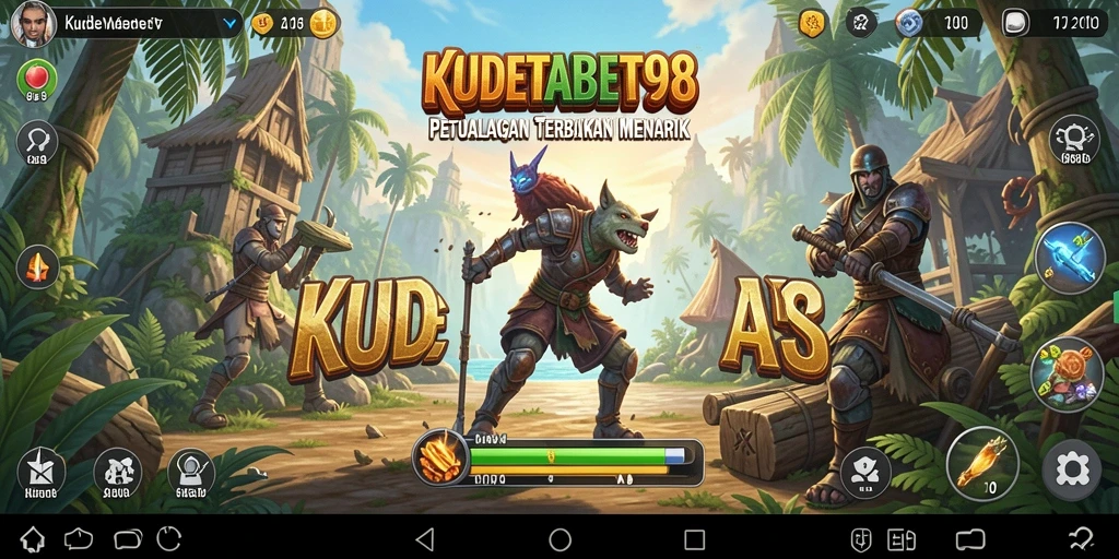 Tampilan gameplay KUDETABET98 dengan petualangan Open World yang menakjubkan.