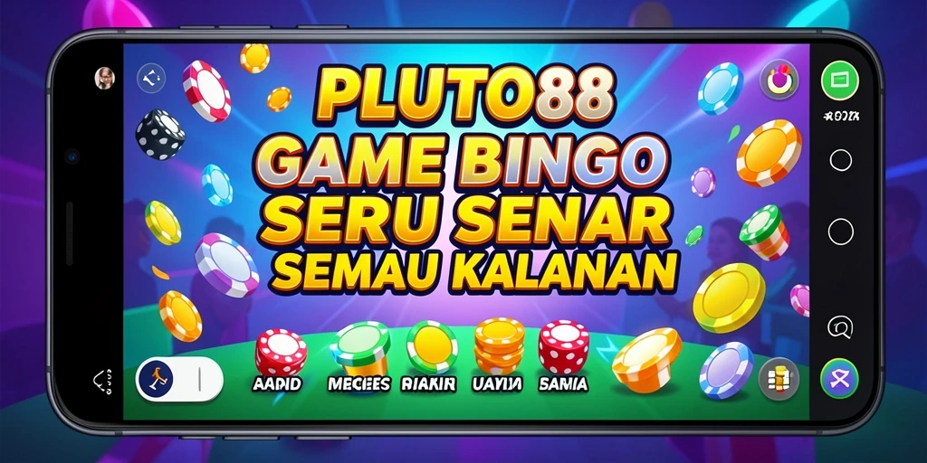 Tampilan gameplay seru PLUTO88 dengan banyak pemain Bingo.